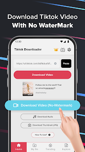 SmartTik  Video Downloader for Tiktok No Watermark Hileli full Apk 2022 4