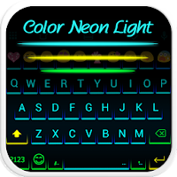 Neon Light Emoji Keyboard Skin