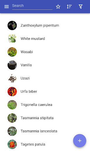 Android application Spices screenshort