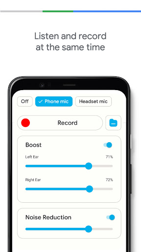 Screenshot of Hearing Aid App for Android