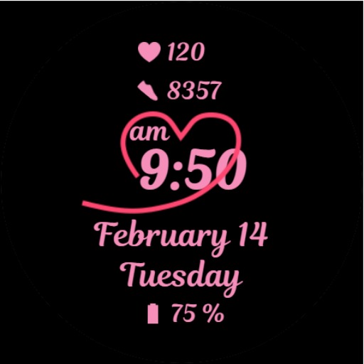 Valentine Wear OS logo