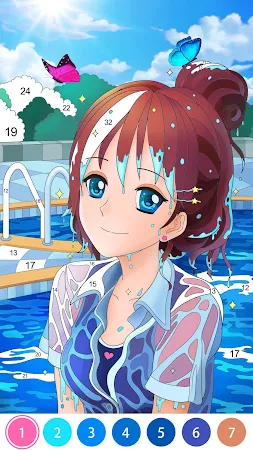 Game screenshot ColorPlanet: 数字で塗り絵 hack