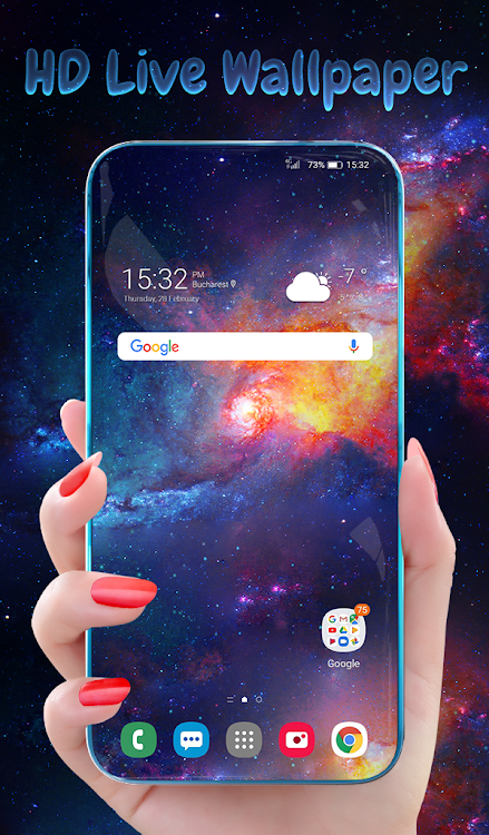 Stars Galaxy Wallpaper Theme - 5.10.45 - (Android)