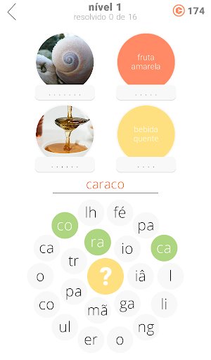 Visualização do aplicativo
