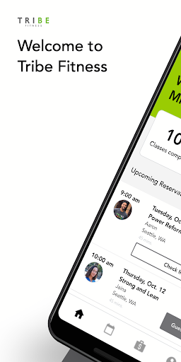 Android application Tribe Fitness Seattle screenshort