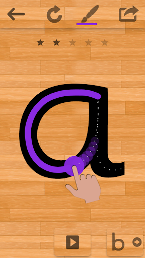 Android application French 101 - Learn to Write screenshort