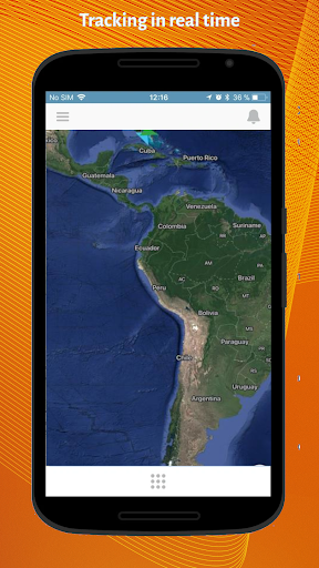 Android application Orbitrak screenshort