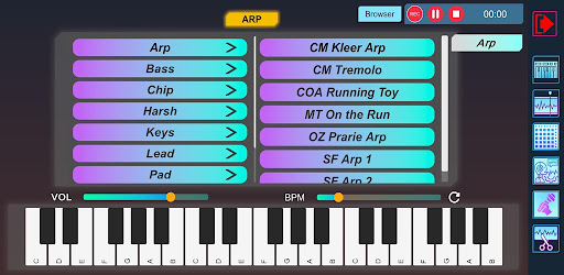 Android application Music Studio X screenshort