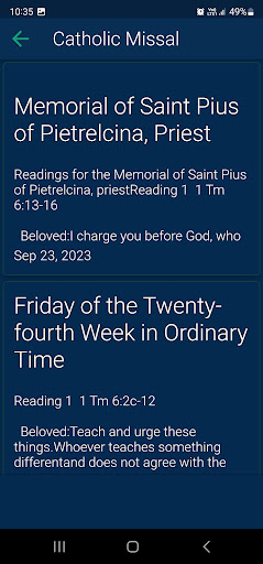Catholic Missal 2025 Screen 2