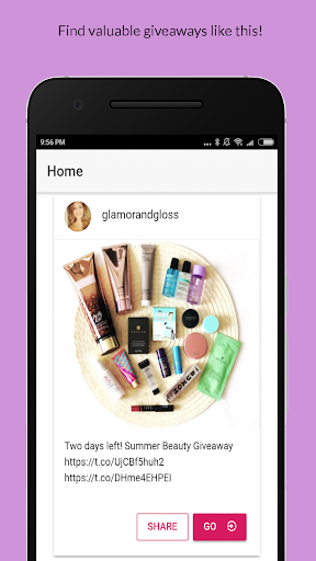Android application Giveaway Prime - Free Gift Car screenshort