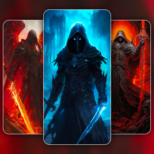 Grim Reaper Wallpaper in HD logo