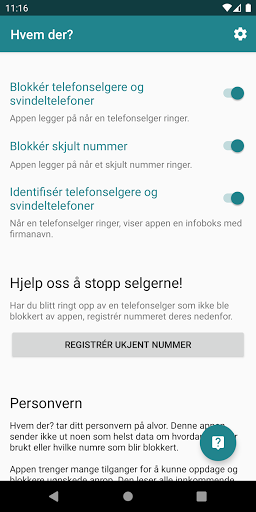 Hvem der? Screen 2