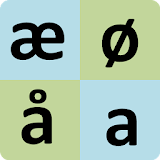 Norwegian alphabet for old people icon