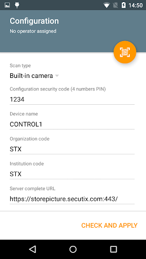 SecuTix Access Control Screen 2