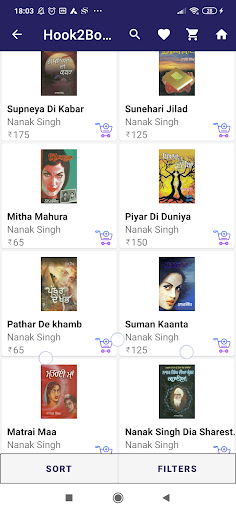 Android application Hook2Book screenshort