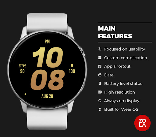 Beauty Sand Bold Watch Face Screen 2