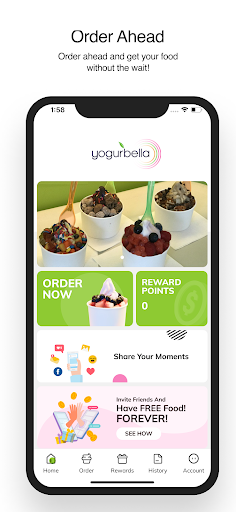 Android application Yogurbella screenshort