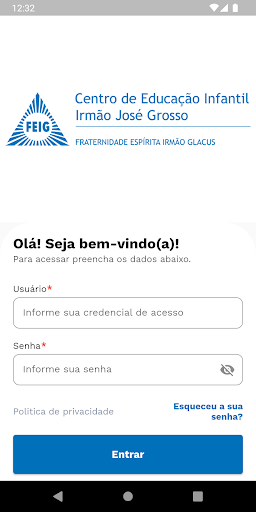 Android application FEIG CEI screenshort