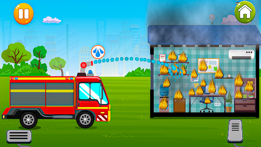 Firefighters: Fire Truck Games