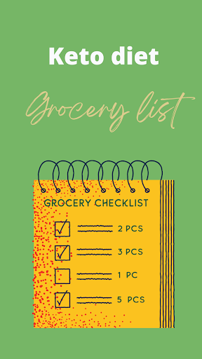 Keto Shopping List Screen 3