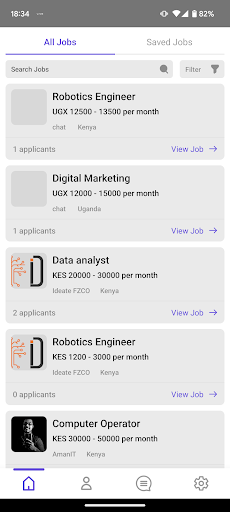 Zaajira: Job Search App Screen 3