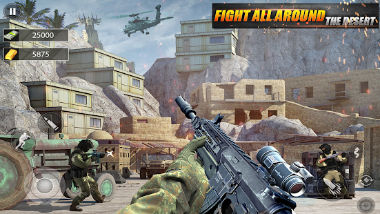 Gun Games Offline- FPS Game 3D 2.0 APK screenshots 3