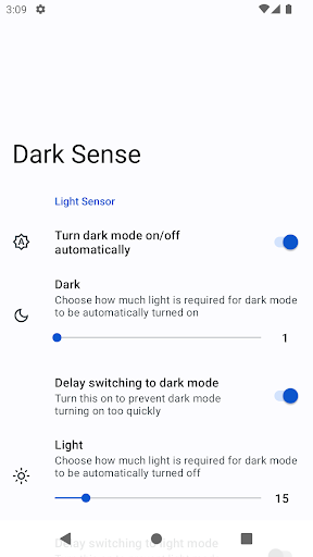 Dark Sense - Auto dark theme Screen 2