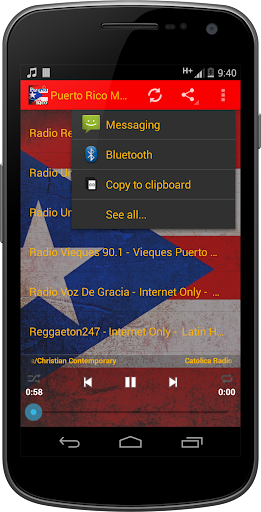 Puerto Rico MUSIC Radio Screen 3