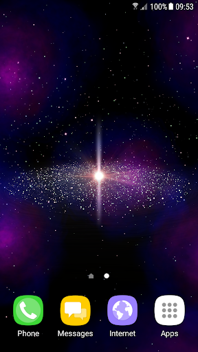 Galaxy 3D Live Wallpaper Screen 3