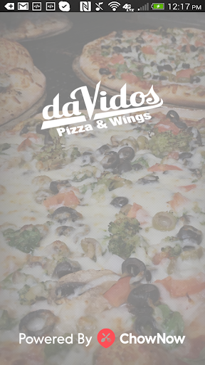 Android application daVido's Pizza & Wings screenshort