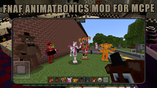 Fnaf Free Roam [With Animatronics] V.2 Minecraft Map