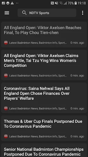 Badminton News Now screenshot 5
