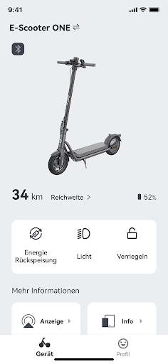Prophete E-Scooter ONE Screenshot 2 - AppWisp.com