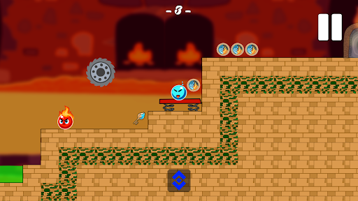 Fire and Water Ball - 2 Player Screen 3