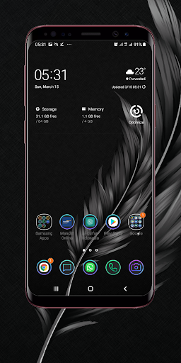 Android application Feathers Wallpaper screenshort