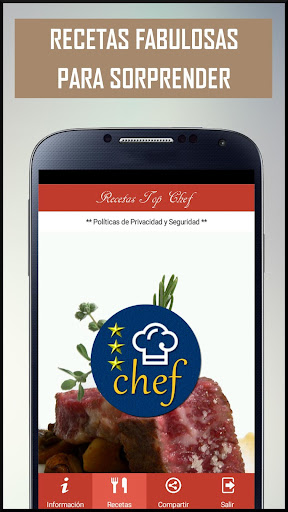 Recetas Chef Screen 2