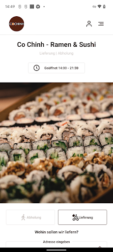 Android application Co Chinh - Ramen & Sushi screenshort