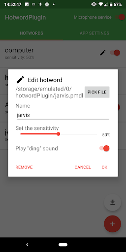 Hotword Plugin Free [Tasker Pl Screen 2