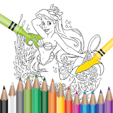 Coloring Book-Princess Girl icon