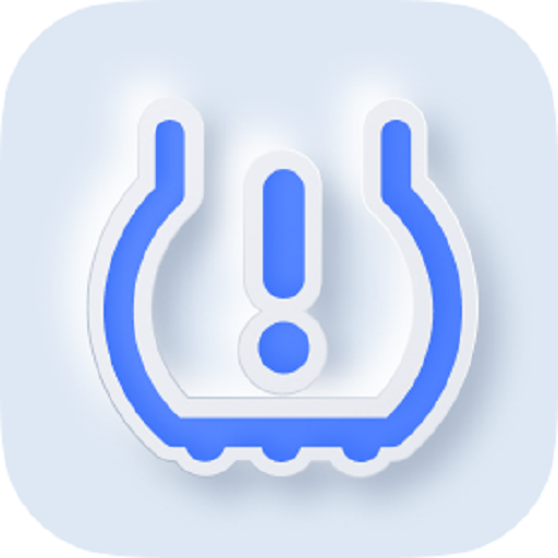 Vehicle tire pressure monitor logo