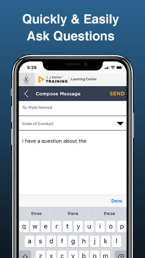 J. J. Keller® Learning Center Screen 3