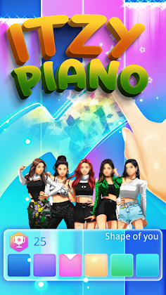 ITZY K-pop Piano Tiles - Screenshot 2