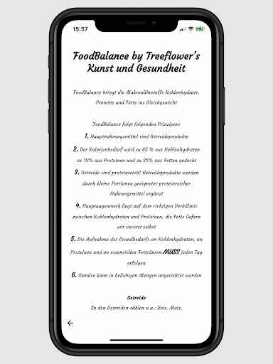 foodBalance Screenshot 1 - AppWisp.com