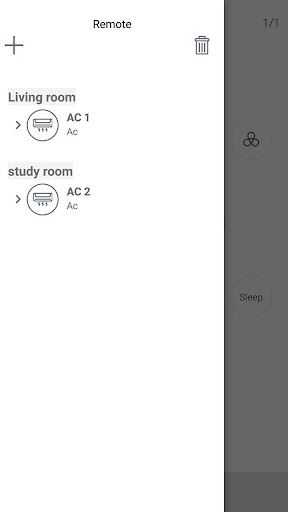 Screenshot of AC Remote Control