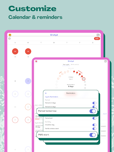 Screenshot of Orchyd - Track Your Period