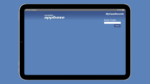Android application MyCaseRecords Signature screenshort