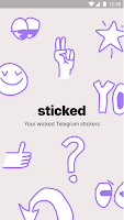 screenshot of Sticked - Telegram stickers