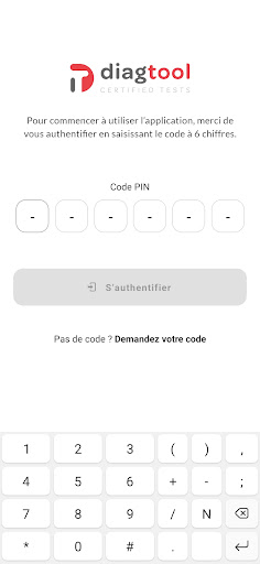 Android application DiagTool screenshort