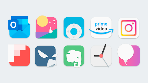 Screenshot of Flat Evo - Icon Pack