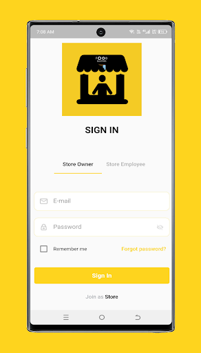 Android application FB Vendor screenshort
